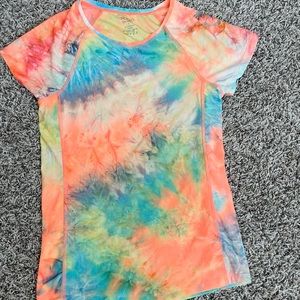 Tie dye sports t-shirt